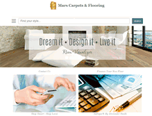 Tablet Screenshot of marscarpets.com
